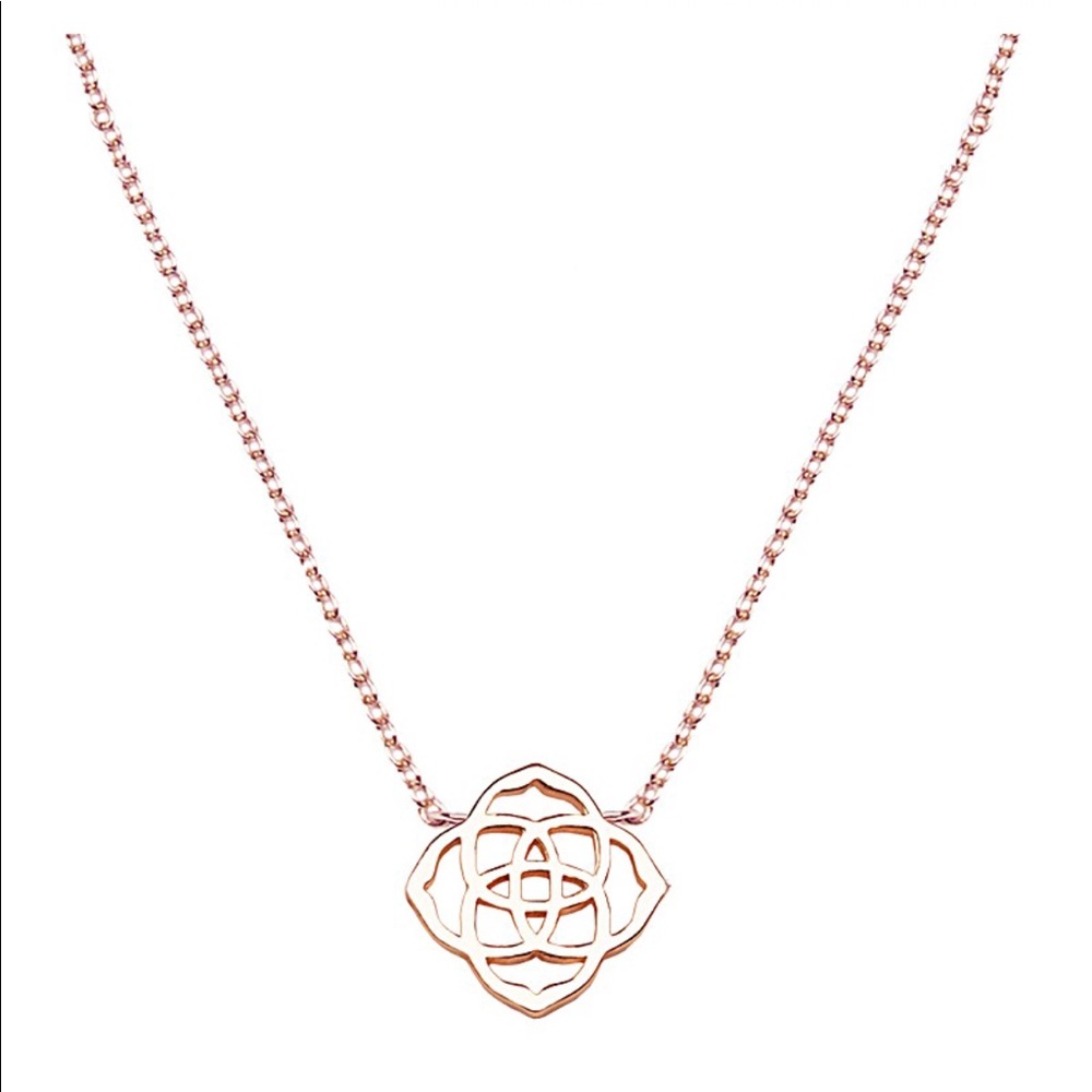 Kendra Scott Decklyn Necklace in Rose Gold